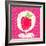 Raspberry with Dots Pattern-Anton Yanchevskyi-Framed Art Print