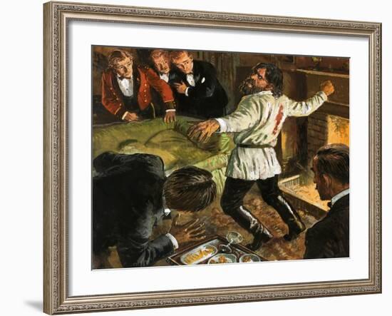 Rasputin Shot in the Back-Clive Uptton-Framed Giclee Print