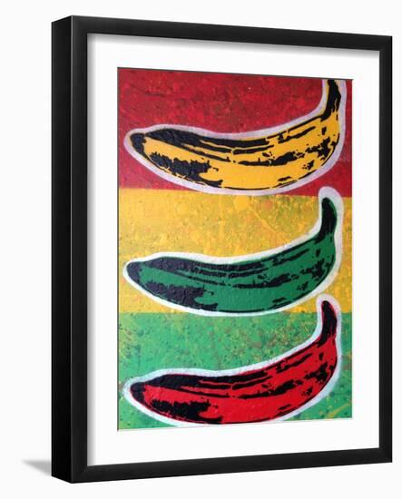 Rasta Banana-Abstract Graffiti-Framed Giclee Print