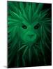 Rasta Lion Illusion-JJ Brando-Mounted Art Print