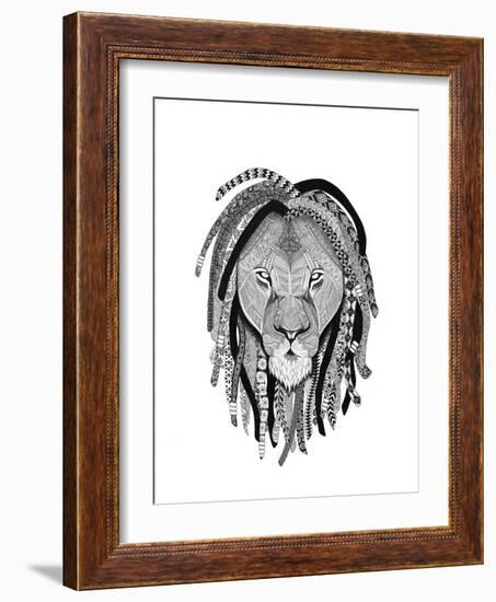 Rasta Lion-Nicky Kumar-Framed Giclee Print