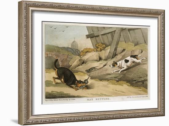 Rat Hunting, 1823-null-Framed Giclee Print