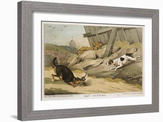 Rat Hunting, 1823-null-Framed Giclee Print