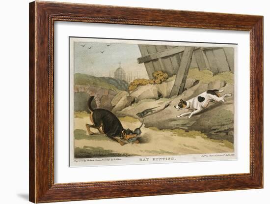 Rat Hunting, 1823-null-Framed Giclee Print