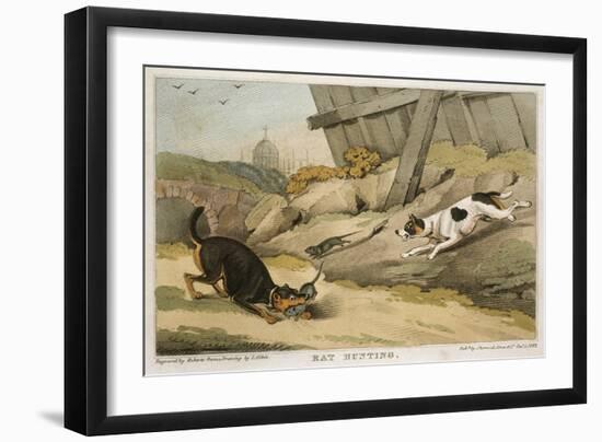 Rat Hunting, 1823-null-Framed Giclee Print