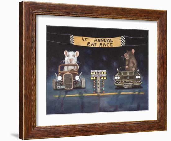 Rat Race 1-Leah Saulnier-Framed Giclee Print