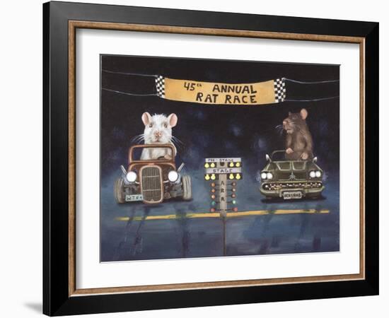 Rat Race 1-Leah Saulnier-Framed Giclee Print