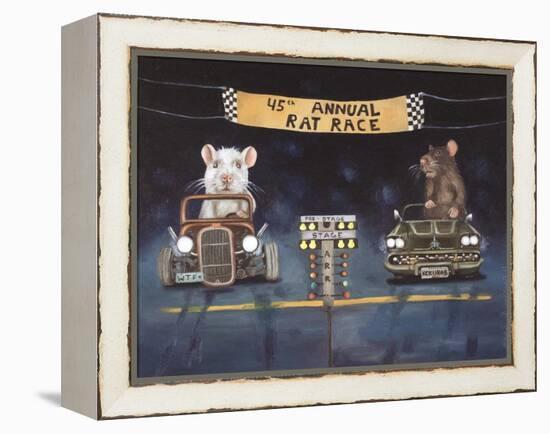 Rat Race 1-Leah Saulnier-Framed Premier Image Canvas
