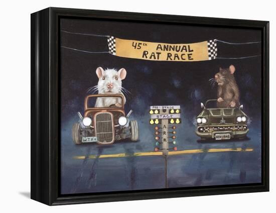 Rat Race 1-Leah Saulnier-Framed Premier Image Canvas