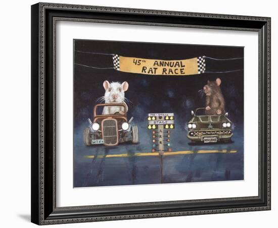 Rat Race 1-Leah Saulnier-Framed Premium Giclee Print