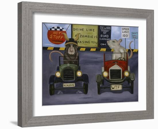 Rat Race #4-Leah Saulnier-Framed Giclee Print