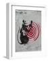 Rat radar-Banksy-Framed Art Print