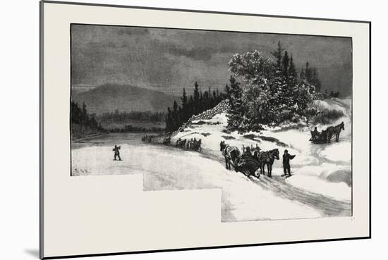 Rat River Landing, Canada, Nineteenth Century-null-Mounted Giclee Print