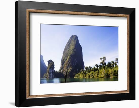 Ratchaprapa Reservoir, Khao Sok National Park, Surat Thani Province, Thailand, Southeast Asia, Asia-Christian Kober-Framed Photographic Print