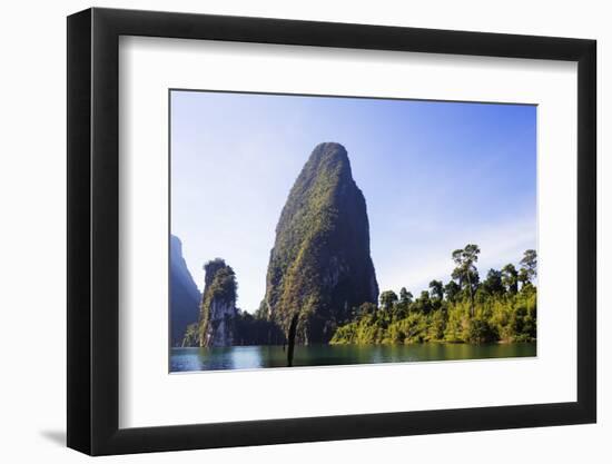 Ratchaprapa Reservoir, Khao Sok National Park, Surat Thani Province, Thailand, Southeast Asia, Asia-Christian Kober-Framed Photographic Print