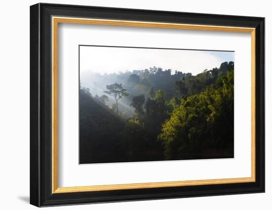 Ratchaprapa Reservoir, Khao Sok National Park, Surat Thani Province, Thailand, Southeast Asia, Asia-Christian Kober-Framed Photographic Print