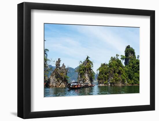 Ratchaprapa Reservoir, Khao Sok National Park, Surat Thani Province, Thailand, Southeast Asia, Asia-Christian Kober-Framed Photographic Print