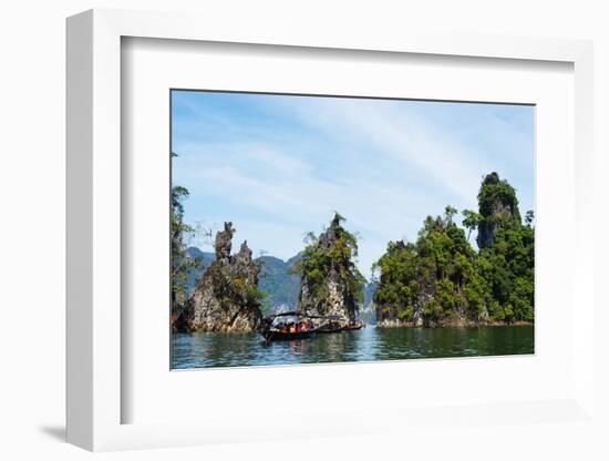 Ratchaprapa Reservoir, Khao Sok National Park, Surat Thani Province, Thailand, Southeast Asia, Asia-Christian Kober-Framed Photographic Print