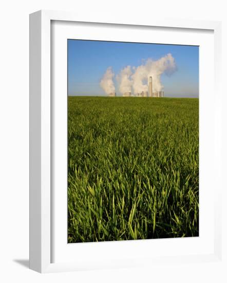 Ratcliffe Upon Soar Power Station, Nottinghamshire, England, UK-Neil Farrin-Framed Photographic Print