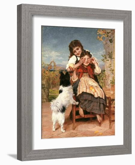 Rate mal (Guess Again)-Sophie Anderson-Framed Giclee Print