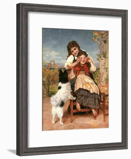 Rate mal (Guess Again)-Sophie Anderson-Framed Giclee Print