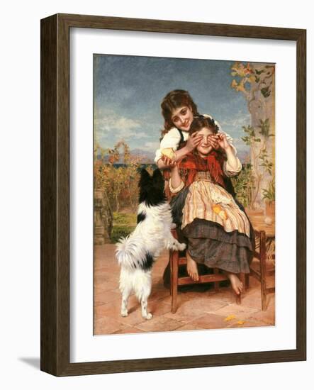 Rate mal (Guess Again)-Sophie Anderson-Framed Giclee Print