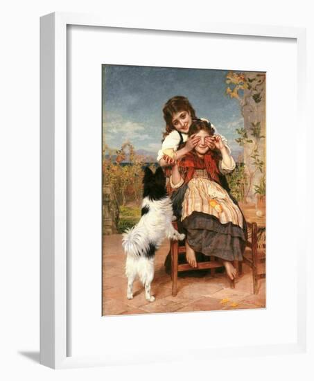 Rate mal (Guess Again)-Sophie Anderson-Framed Giclee Print