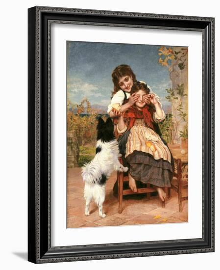 Rate mal (Guess Again)-Sophie Anderson-Framed Giclee Print