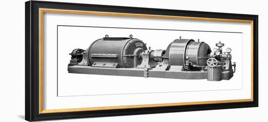 Rateau Steam Turbine And Generator-Mark Sykes-Framed Photographic Print