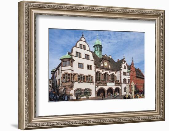 Rathaus, Rathausplatz, Freiburg im Breisgau, Black Forest, Baden-Wurttemberg, Germany, Europe-James Emmerson-Framed Photographic Print