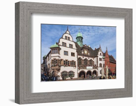 Rathaus, Rathausplatz, Freiburg im Breisgau, Black Forest, Baden-Wurttemberg, Germany, Europe-James Emmerson-Framed Photographic Print