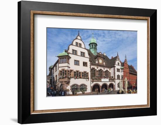 Rathaus, Rathausplatz, Freiburg im Breisgau, Black Forest, Baden-Wurttemberg, Germany, Europe-James Emmerson-Framed Photographic Print