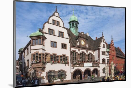 Rathaus, Rathausplatz, Freiburg im Breisgau, Black Forest, Baden-Wurttemberg, Germany, Europe-James Emmerson-Mounted Photographic Print