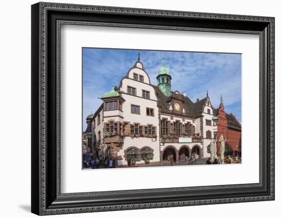 Rathaus, Rathausplatz, Freiburg im Breisgau, Black Forest, Baden-Wurttemberg, Germany, Europe-James Emmerson-Framed Photographic Print