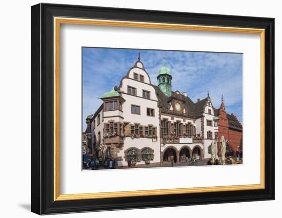 Rathaus, Rathausplatz, Freiburg im Breisgau, Black Forest, Baden-Wurttemberg, Germany, Europe-James Emmerson-Framed Photographic Print