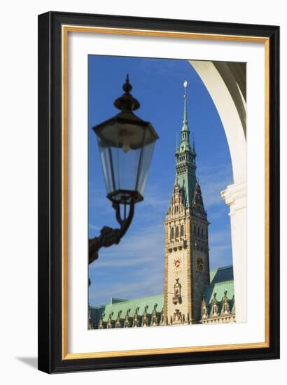 Rathaus (Town Hall), Hamburg, Germany, Europe-Ian Trower-Framed Photographic Print