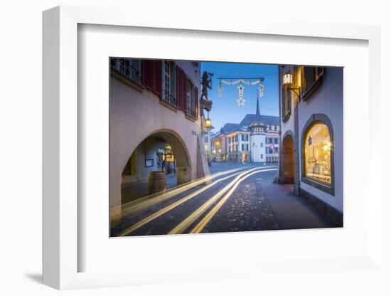Rathausplatz, Thun, Jungfrau region, Bernese Oberland, Swiss Alps, Switzerland, Europe-Frank Fell-Framed Photographic Print