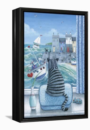 Rather Mew-Peter Adderley-Framed Stretched Canvas