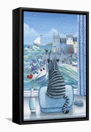 Rather Mew-Peter Adderley-Framed Stretched Canvas