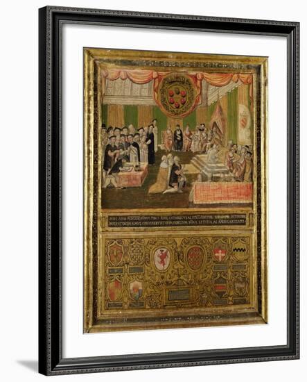 Ratification of the League Against the Turks, 1570-71-null-Framed Giclee Print