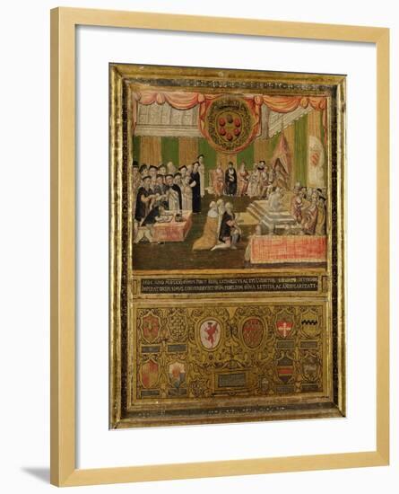 Ratification of the League Against the Turks, 1570-71-null-Framed Giclee Print