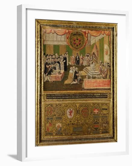 Ratification of the League Against the Turks, 1570-71-null-Framed Giclee Print