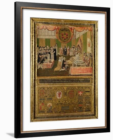 Ratification of the League Against the Turks, 1570-71-null-Framed Giclee Print