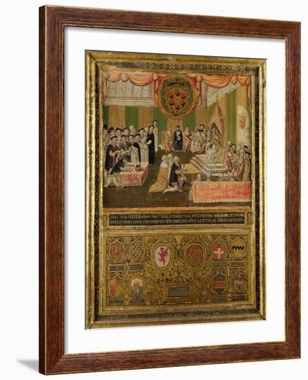 Ratification of the League Against the Turks, 1570-71-null-Framed Giclee Print