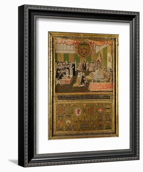 Ratification of the League Against the Turks, 1570-71-null-Framed Giclee Print