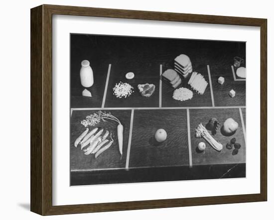 Rationings Distributed During the War-Nina Leen-Framed Photographic Print