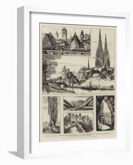 Ratisbon and the Valley of the Naab-null-Framed Giclee Print