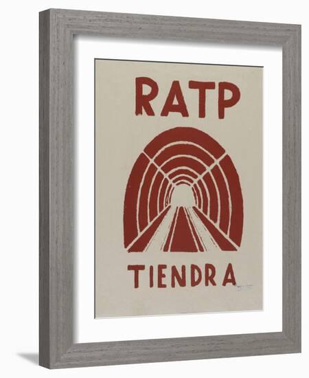 RATP tiendra-null-Framed Giclee Print