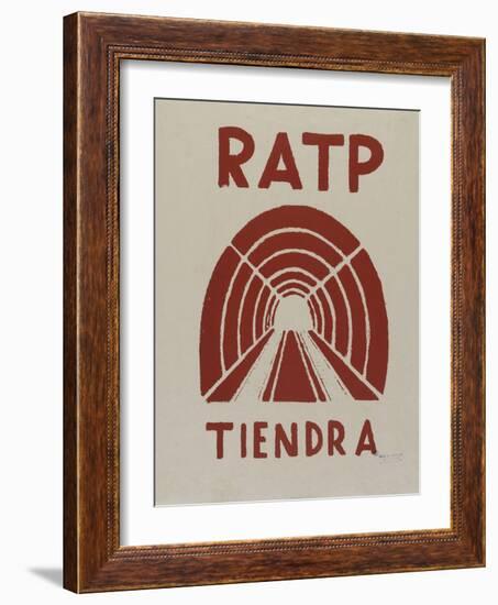 RATP tiendra-null-Framed Giclee Print