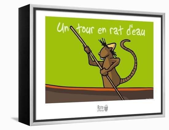 Rats d'marais - Un tour en rat d'eau-Sylvain Bichicchi-Framed Stretched Canvas